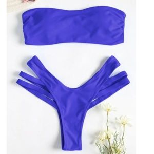 Cutout Bandeau Bikini Set - NEW!